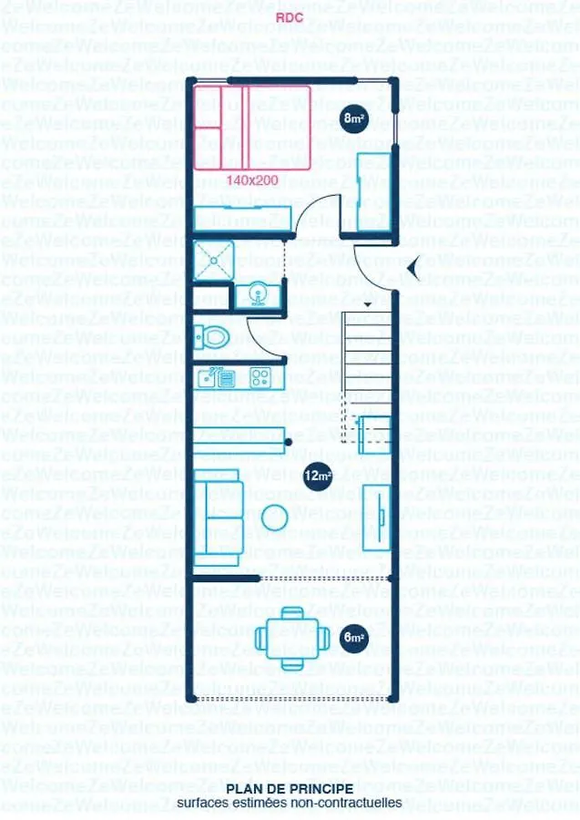 アパート Appartement L'Archipel サン・フランソワ グアドループ